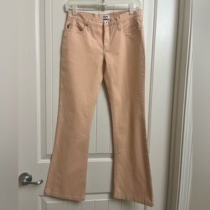 Moschino Jeans Pink Denim Flared Leg Jeans, size 30